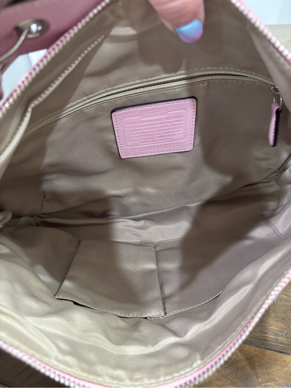 Coach SoHo Pleated Pink Hobo Shoulder Bag - Picture 6 of 15